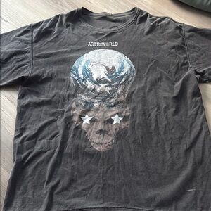 Astroworld Reversible Black Graphic T-Shirt